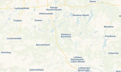 Regenradar Vorschaubild - Aktuelle Niederschläge in Halbe und Umgebung
