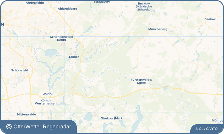 OtterWetter Regenradar-Widget Hangelsberg