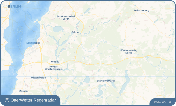 OtterWetter Regenradar-Widget Hartmannsdorf