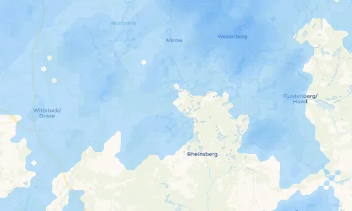 Regenradar Vorschaubild - Aktuelle Niederschläge in Heimland und Umgebung