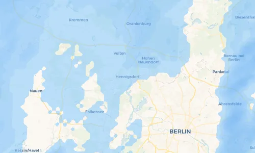 Regenradar Vorschaubild - Aktuelle Niederschläge in Hennigsdorf und Umgebung