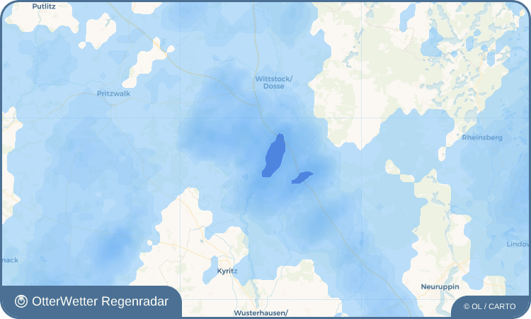 OtterWetter Regenradar-Widget Herzsprung