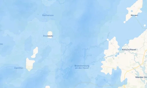 Regenradar Vorschaubild - Aktuelle Niederschläge in Hohenferchesar und Umgebung