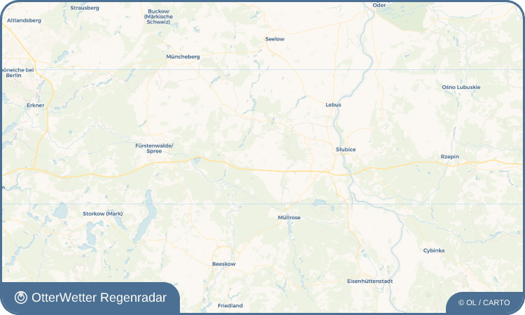 OtterWetter Regenradar-Widget Jacobsdorf