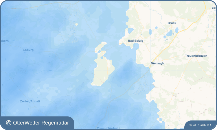 OtterWetter Regenradar-Widget Jeserigerhütten