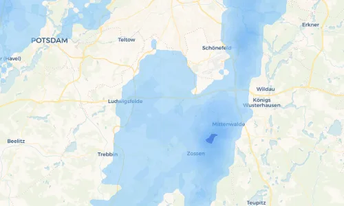 Regenradar Vorschaubild - Aktuelle Niederschläge in Jühnsdorf und Umgebung