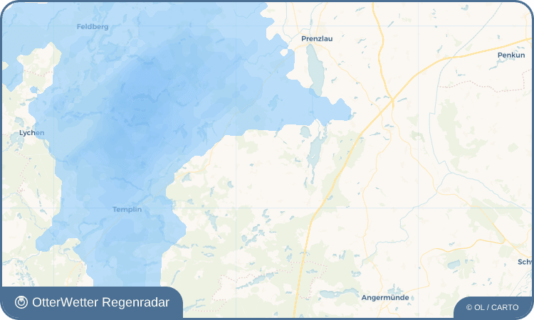 OtterWetter Regenradar-Widget Kaakstedt