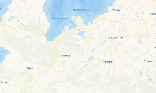 Regenradar Vorschaubild - Aktuelle Niederschläge in Kähnsdorf und Umgebung