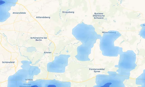 Regenradar Vorschaubild - Aktuelle Niederschläge in Kagel und Umgebung