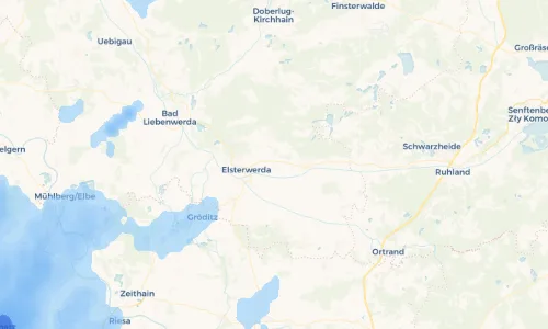 Regenradar Vorschaubild - Aktuelle Niederschläge in Kahla und Umgebung