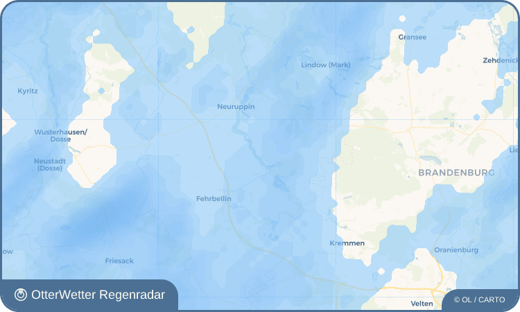 OtterWetter Regenradar-Widget Karwe