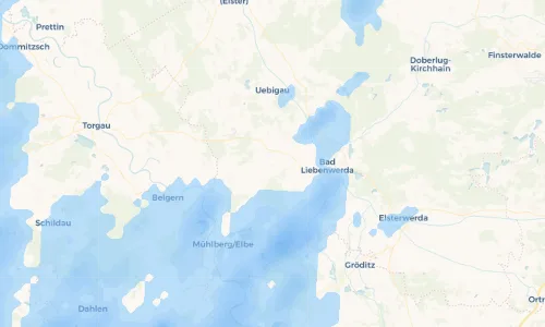 Regenradar Vorschaubild - Aktuelle Niederschläge in Kauxdorf und Umgebung