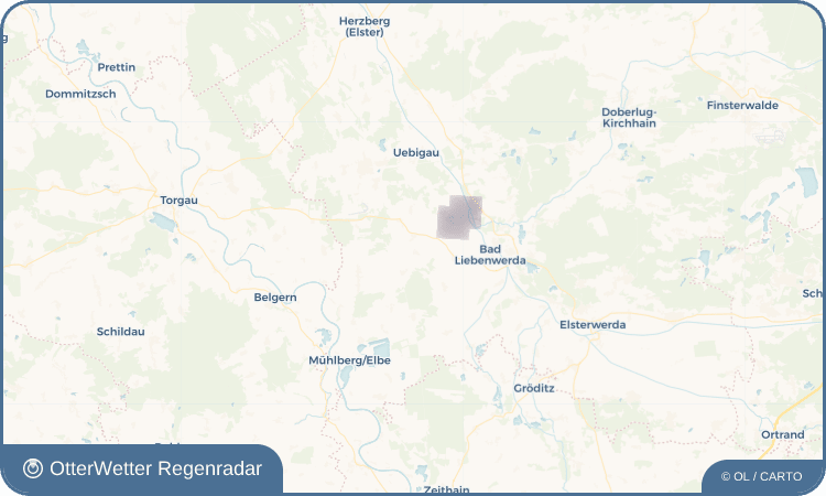 OtterWetter Regenradar-Widget Kauxdorf