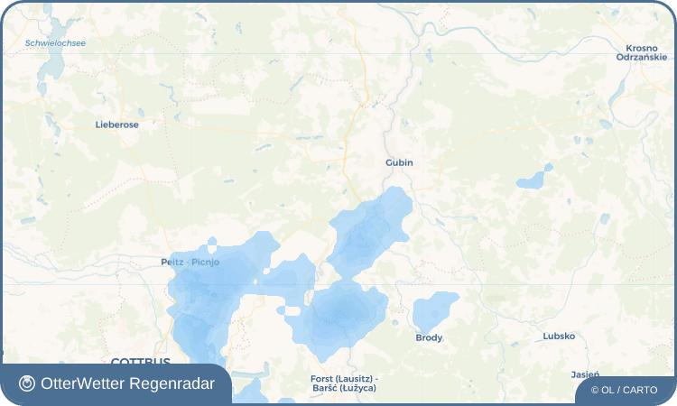 Wetter-Widget-Vorschau mit Vorhersagedaten für Kerkwitz - Keŕkojce