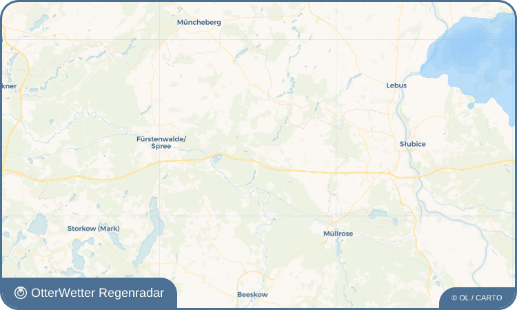 OtterWetter Regenradar-Widget Kersdorf