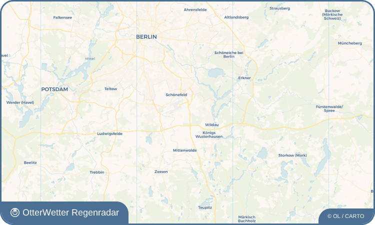 OtterWetter Regenradar-Widget Kiekebusch
