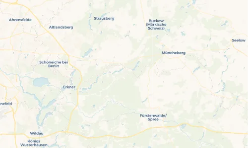 Regenradar Vorschaubild - Aktuelle Niederschläge in Kienbaum und Umgebung