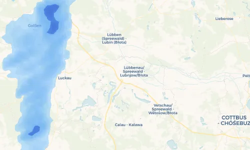 Regenradar Vorschaubild - Aktuelle Niederschläge in Kleeden - Kłodna und Umgebung