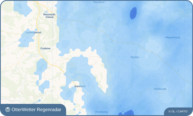 OtterWetter Regenradar-Widget Kleeste