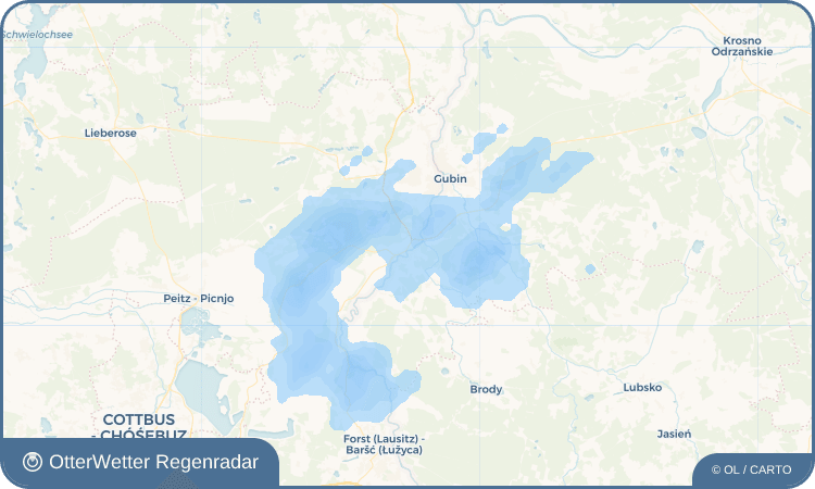 OtterWetter Regenradar-Widget Klein Gastrose - Mały Gósćeraz
