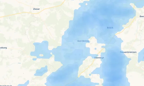 Regenradar Vorschaubild - Aktuelle Niederschläge in Klein Glien und Umgebung