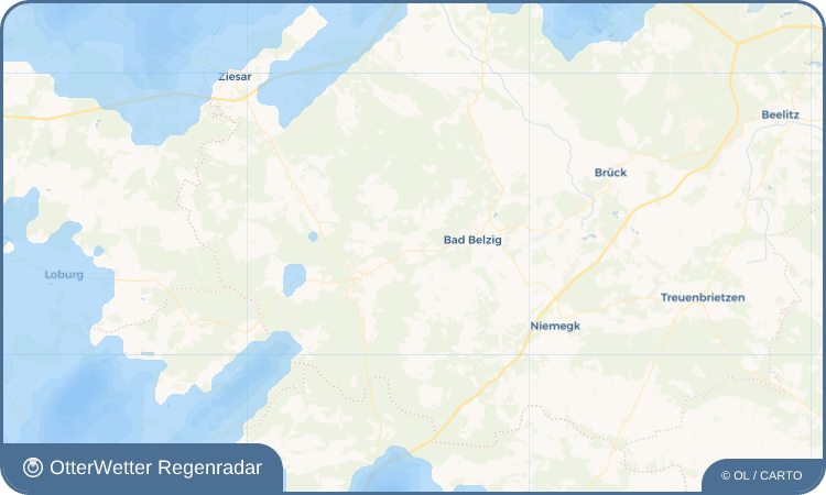 OtterWetter Regenradar-Widget Klein Glien