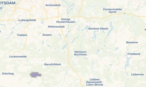 Regenradar Vorschaubild - Aktuelle Niederschläge in Klein Köris und Umgebung