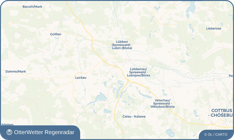 OtterWetter Regenradar-Widget Klein Radden - Radyńc