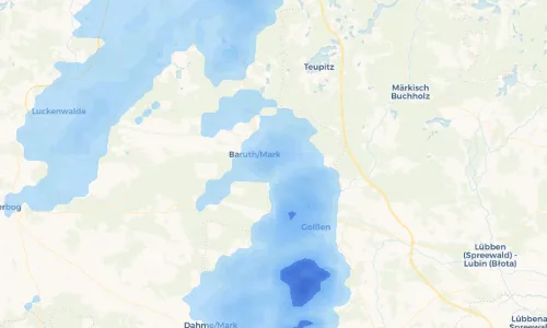 Regenradar Vorschaubild - Aktuelle Niederschläge in Klein Ziescht und Umgebung