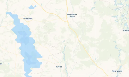 Regenradar Vorschaubild - Aktuelle Niederschläge in Königsberg und Umgebung