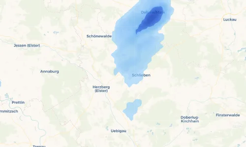 Regenradar Vorschaubild - Aktuelle Niederschläge in Kolochau und Umgebung