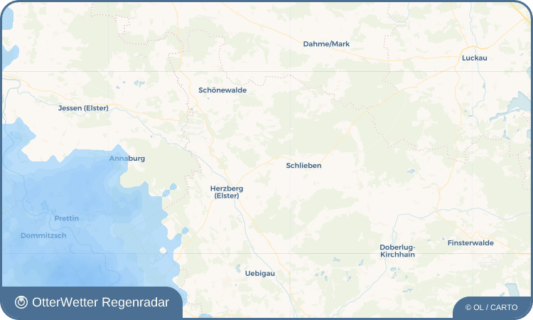 OtterWetter Regenradar-Widget Kolochau