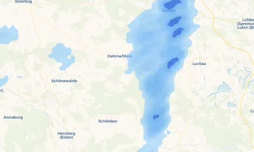 Regenradar Vorschaubild - Aktuelle Niederschläge in Kolpien und Umgebung