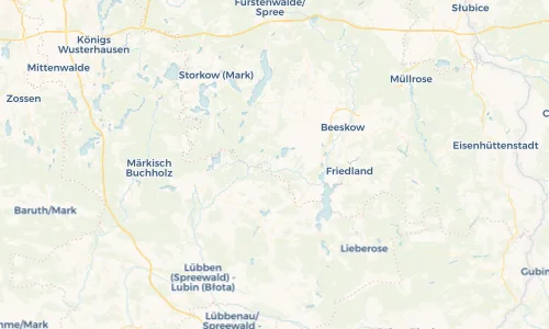 Regenradar Vorschaubild - Aktuelle Niederschläge in Kossenblatt und Umgebung