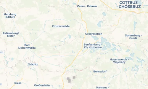 Regenradar Vorschaubild - Aktuelle Niederschläge in Kostebrau und Umgebung