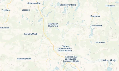 Regenradar Vorschaubild - Aktuelle Niederschläge in Krausnick und Umgebung