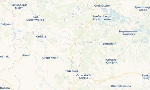 Regenradar Vorschaubild - Aktuelle Niederschläge in Kraußnitz und Umgebung