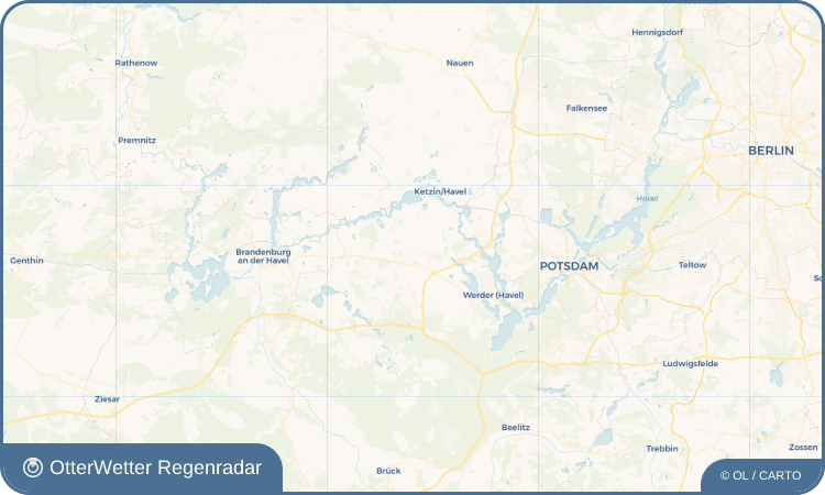 OtterWetter Regenradar-Widget Krielow
