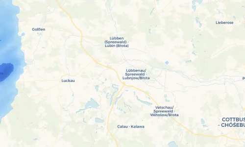 Regenradar Vorschaubild - Aktuelle Niederschläge in Krimnitz - Kśimnice und Umgebung