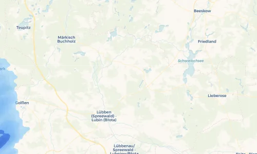 Regenradar Vorschaubild - Aktuelle Niederschläge in Krugau - Dubrawa und Umgebung