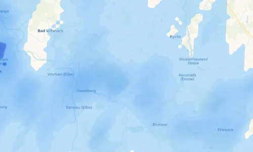 Regenradar Vorschaubild - Aktuelle Niederschläge in Kümmernitz und Umgebung