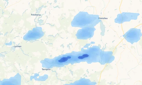 Regenradar Vorschaubild - Aktuelle Niederschläge in Kuhz und Umgebung
