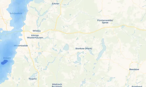 Regenradar Vorschaubild - Aktuelle Niederschläge in Kummersdorf und Umgebung
