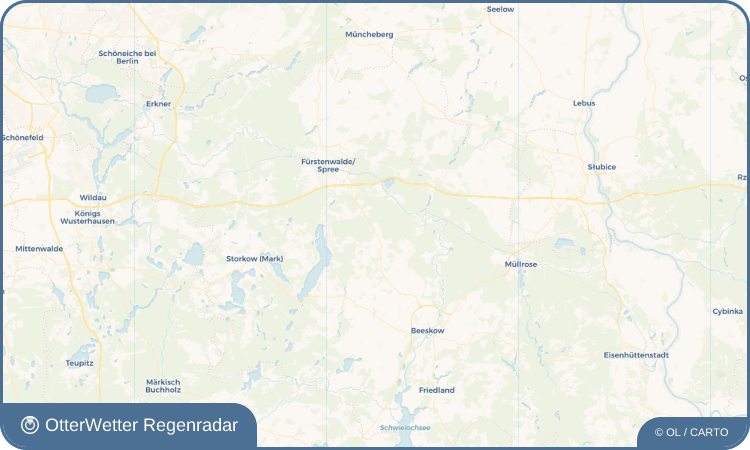 OtterWetter Regenradar-Widget Kunersdorf