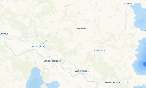 Regenradar Vorschaubild - Aktuelle Niederschläge in Laaslich und Umgebung