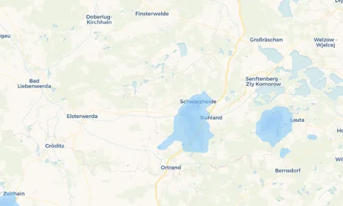 Regenradar Vorschaubild - Aktuelle Niederschläge in Lauchhammer und Umgebung