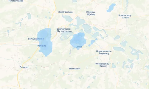 Regenradar Vorschaubild - Aktuelle Niederschläge in Lauta Dorf und Umgebung