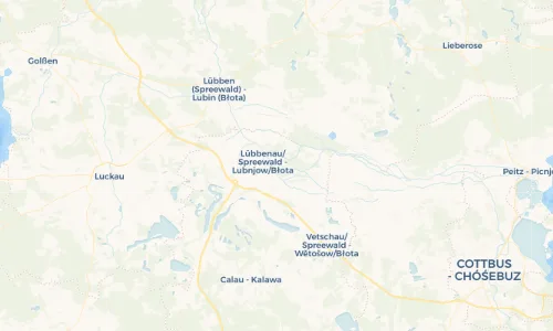Regenradar Vorschaubild - Aktuelle Niederschläge in Lehde - Lědy und Umgebung
