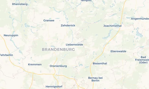 Regenradar Vorschaubild - Aktuelle Niederschläge in Liebenwalde und Umgebung