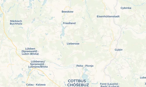 Regenradar Vorschaubild - Aktuelle Niederschläge in Lieberose und Umgebung